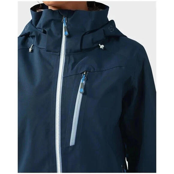 $465 Womens Stio Environ Jacket Full Zip Hooded Mountain Shadow Blue Size XL - Picture 4 of 9